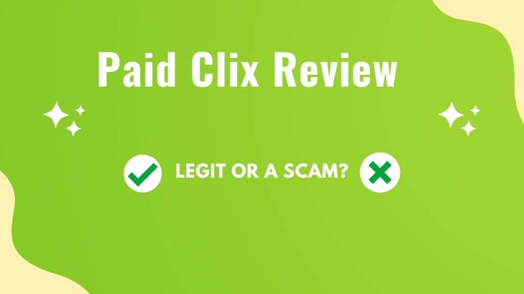 Paid Clix Review